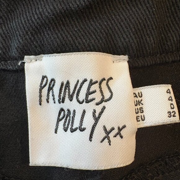 COPY - PRINCESS POLLY BLACK FALLOUT CARGO PANTS 🖤 - Picture 4 of 4